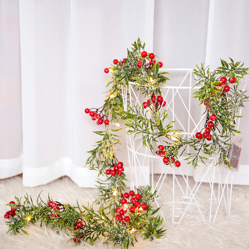 Artificial Christmas Garland Lights