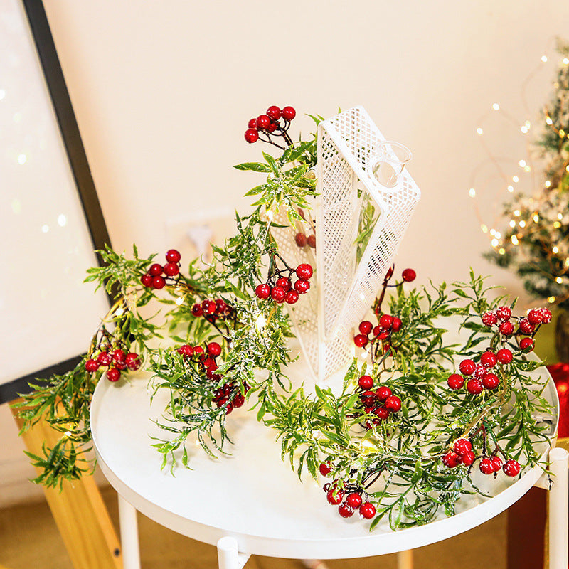 Artificial Christmas Garland Lights