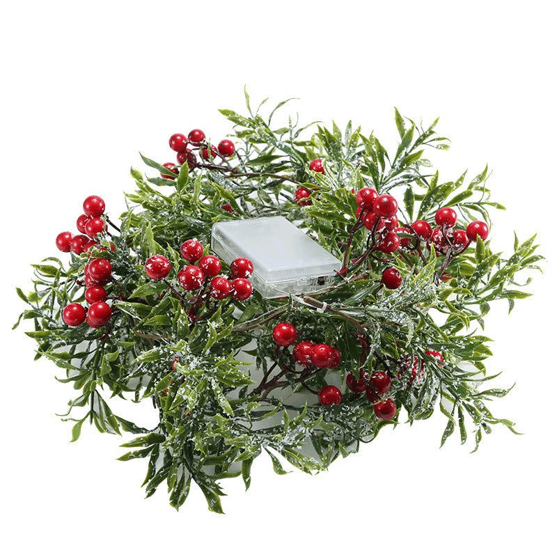 Artificial Christmas Garland Lights