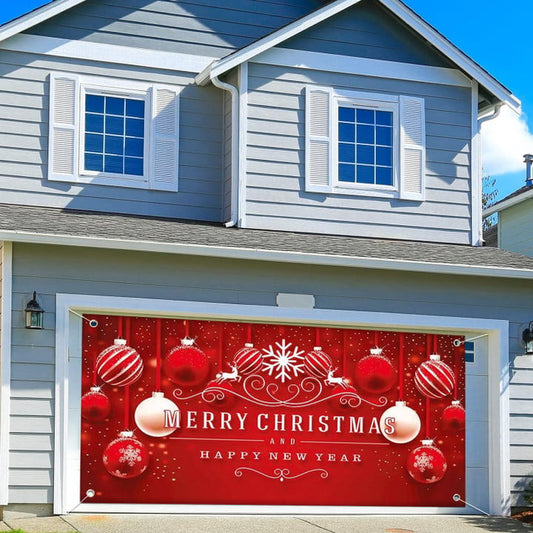 Garage Door Christmas Decorations