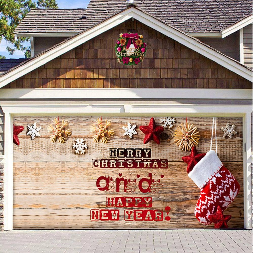 Garage Door Christmas Decorations
