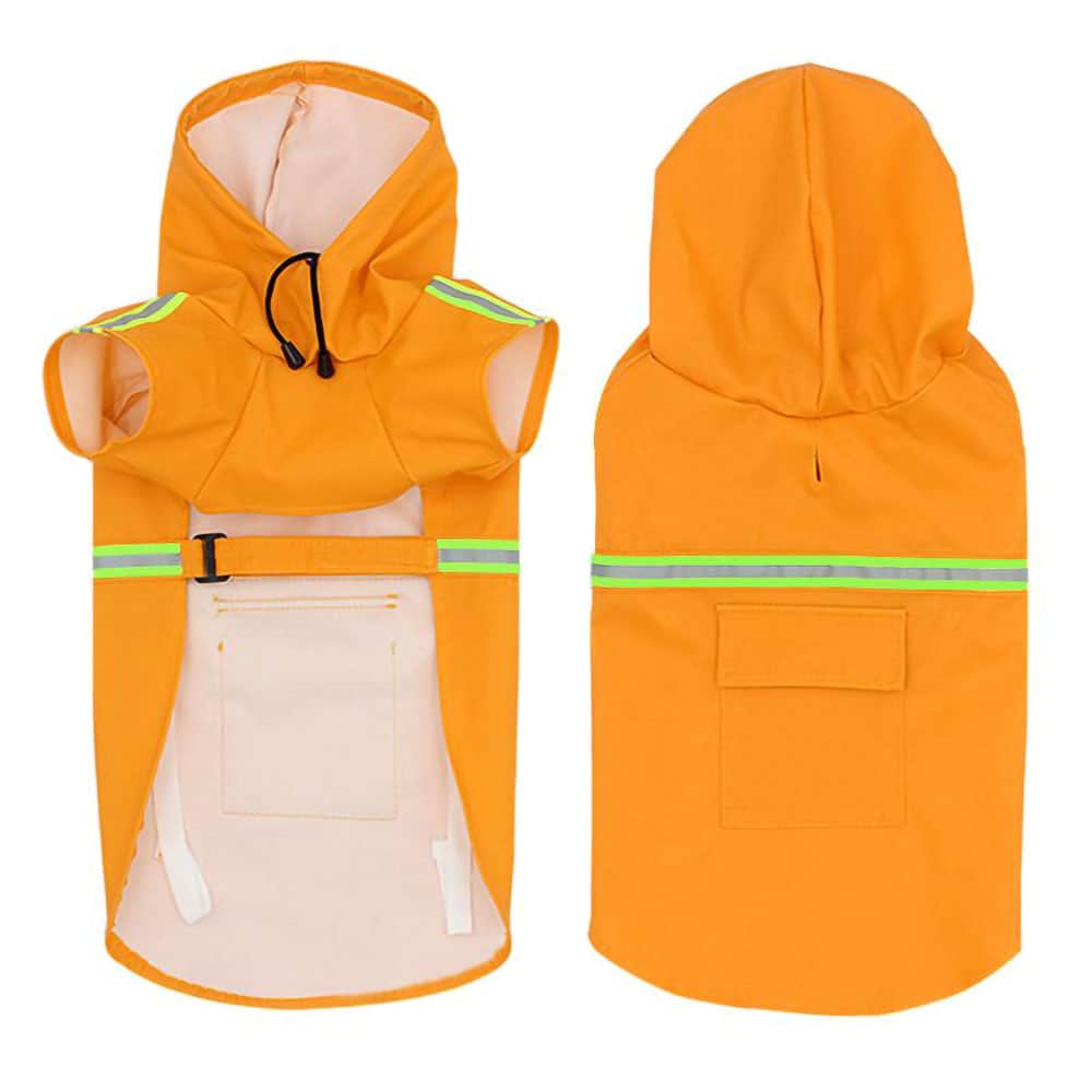 Rainaway - Dog Raincoat With Leash/Harness Port