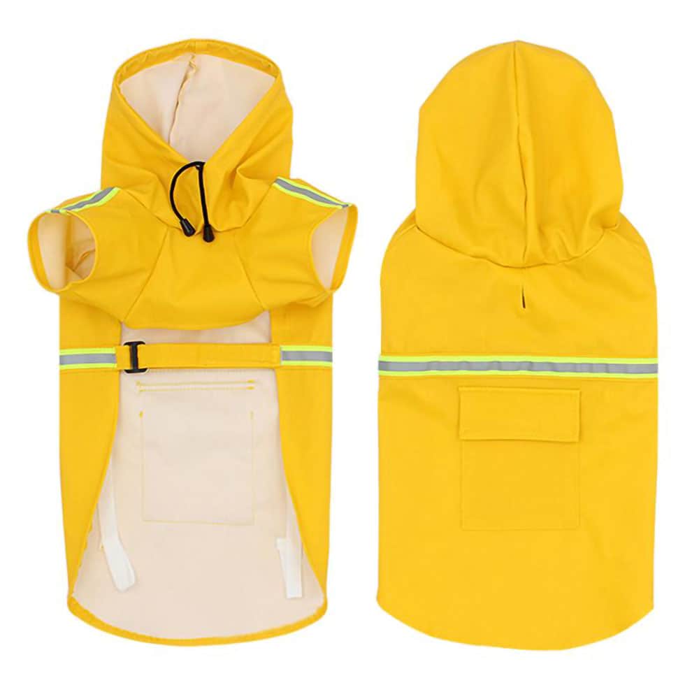 Rainaway - Dog Raincoat With Leash/Harness Port
