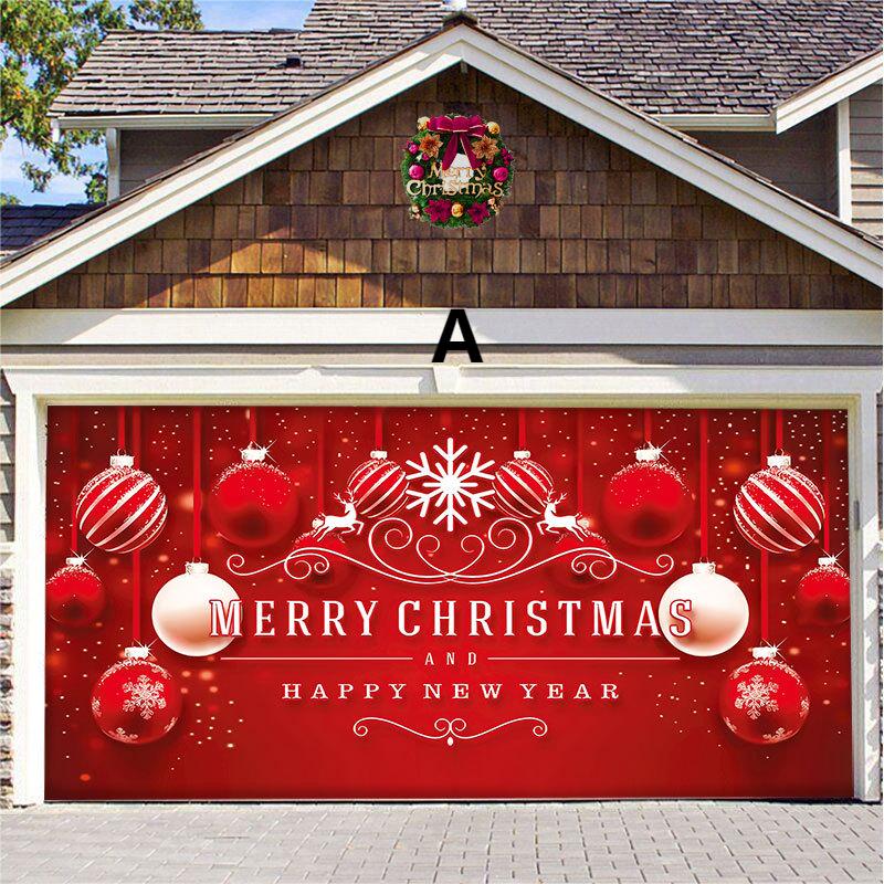 Garage Door Christmas Decorations