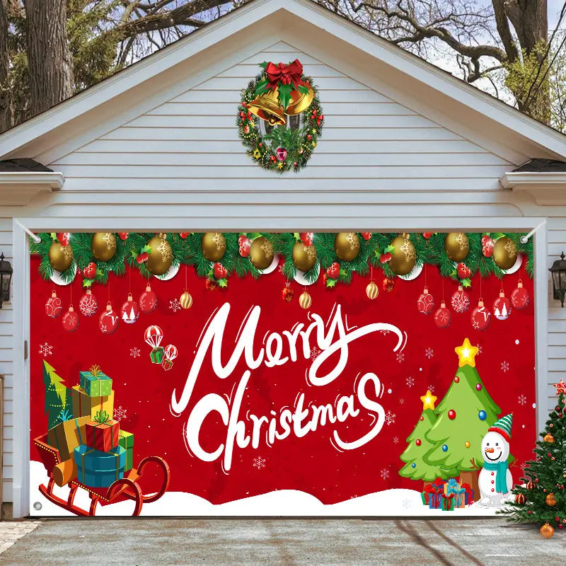 Garage Door Christmas Decorations