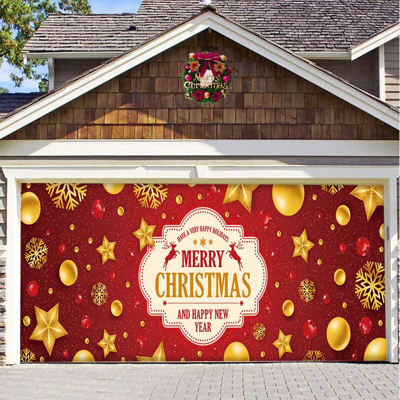 Garage Door Christmas Decorations
