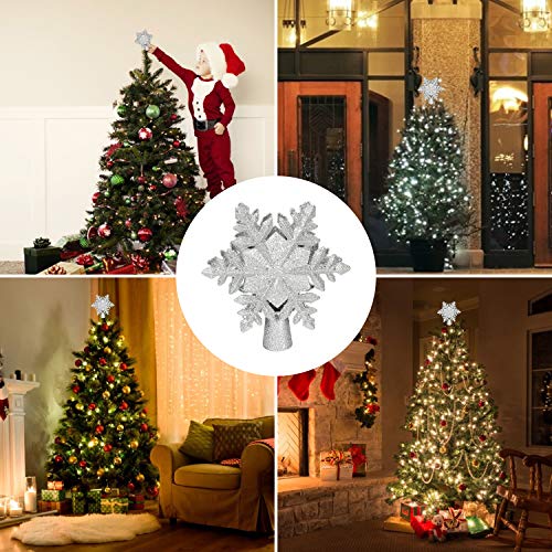 Christmas Tree Topper with Snowflake Projector