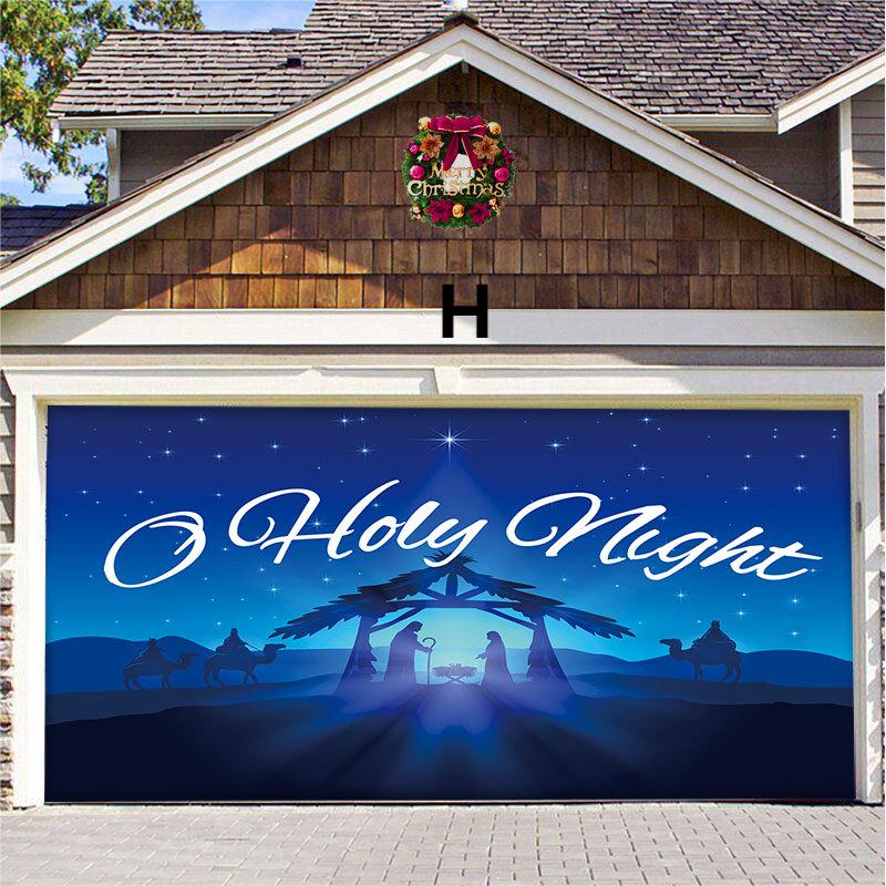 Garage Door Christmas Decorations