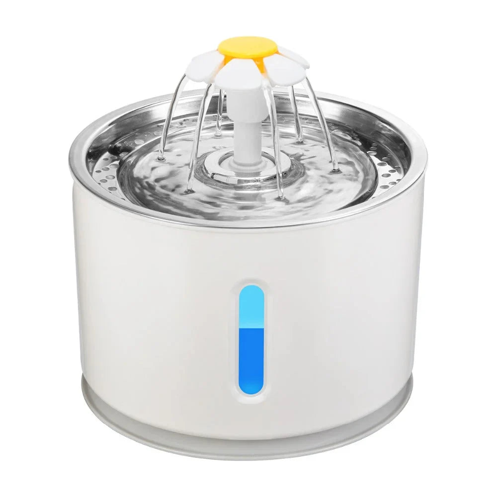 Automatic Cat & Dog Stainless Water Bowl Fountain