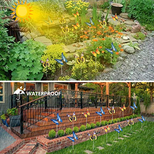 3 Pack Solar Butterfly Stake Light