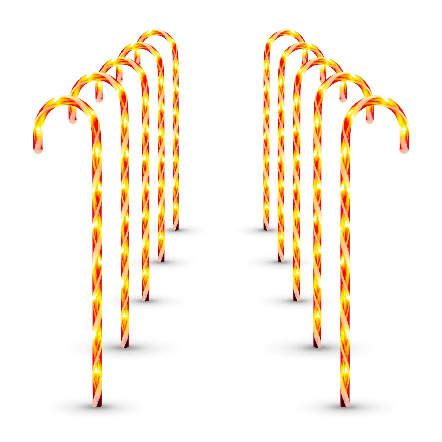 Christmas Candy Cane Pathway Lights