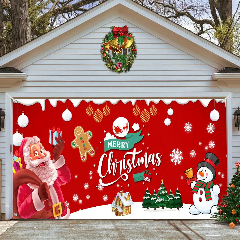 Garage Door Christmas Decorations