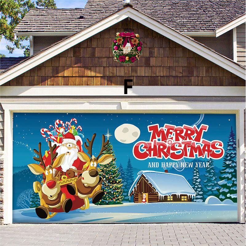 Garage Door Christmas Decorations