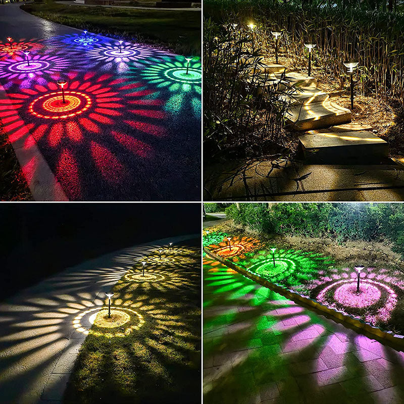 4 Packs Solar Landscape Pathway Lights Outdoor