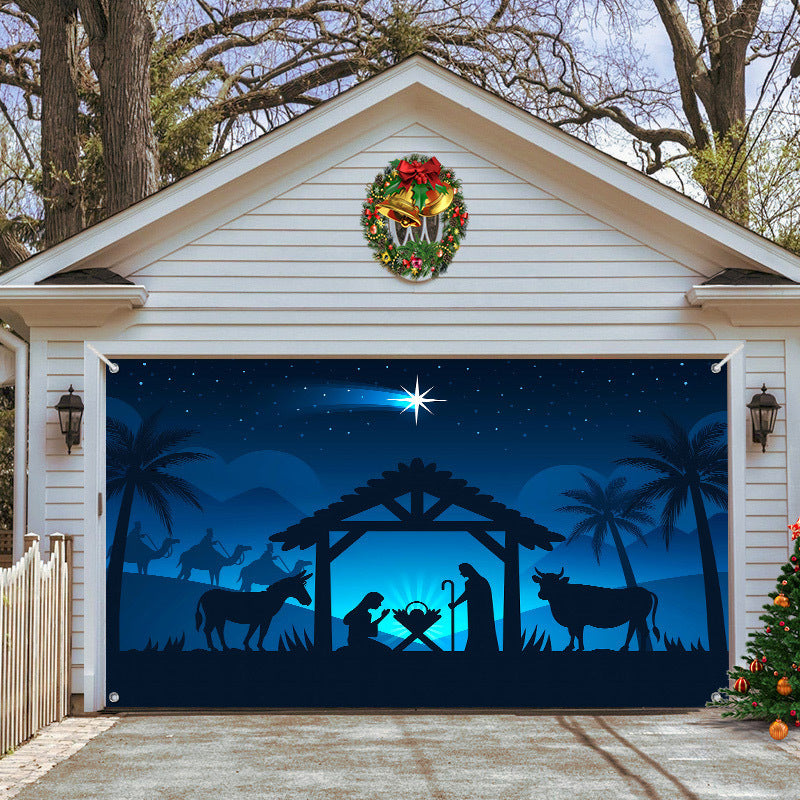 Garage Door Christmas Decorations