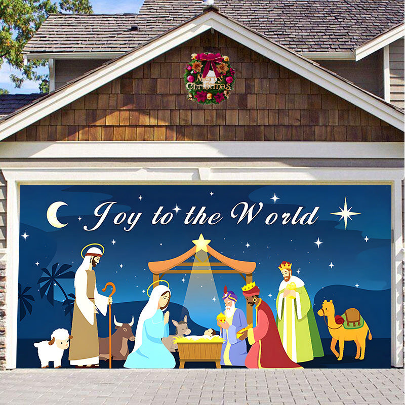 Garage Door Christmas Decorations