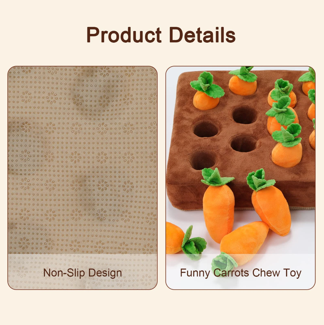 Carrot Farm Toys for Pet