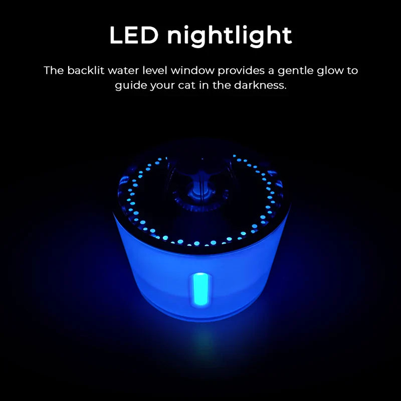 Automatic Cat & Dog Stainless Water Bowl Fountain