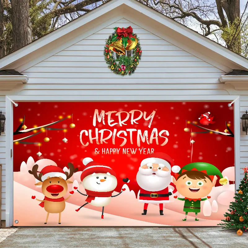 Garage Door Christmas Decorations