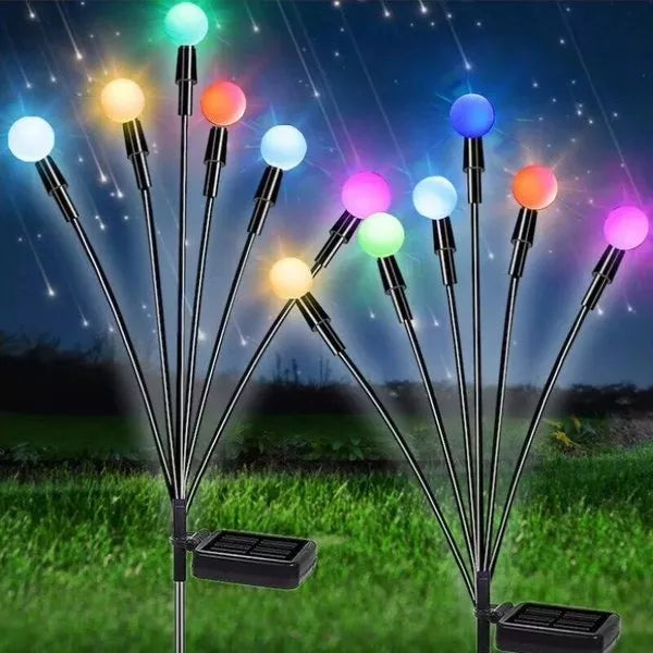 Solar Garden Lights - Starburst Swaying Light, Sway by Wind