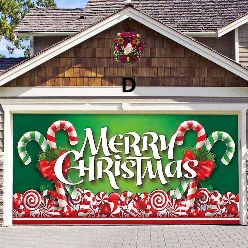 Garage Door Christmas Decorations
