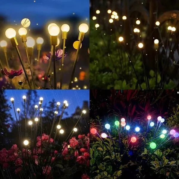 Solar Powered Firefly Garden Lights