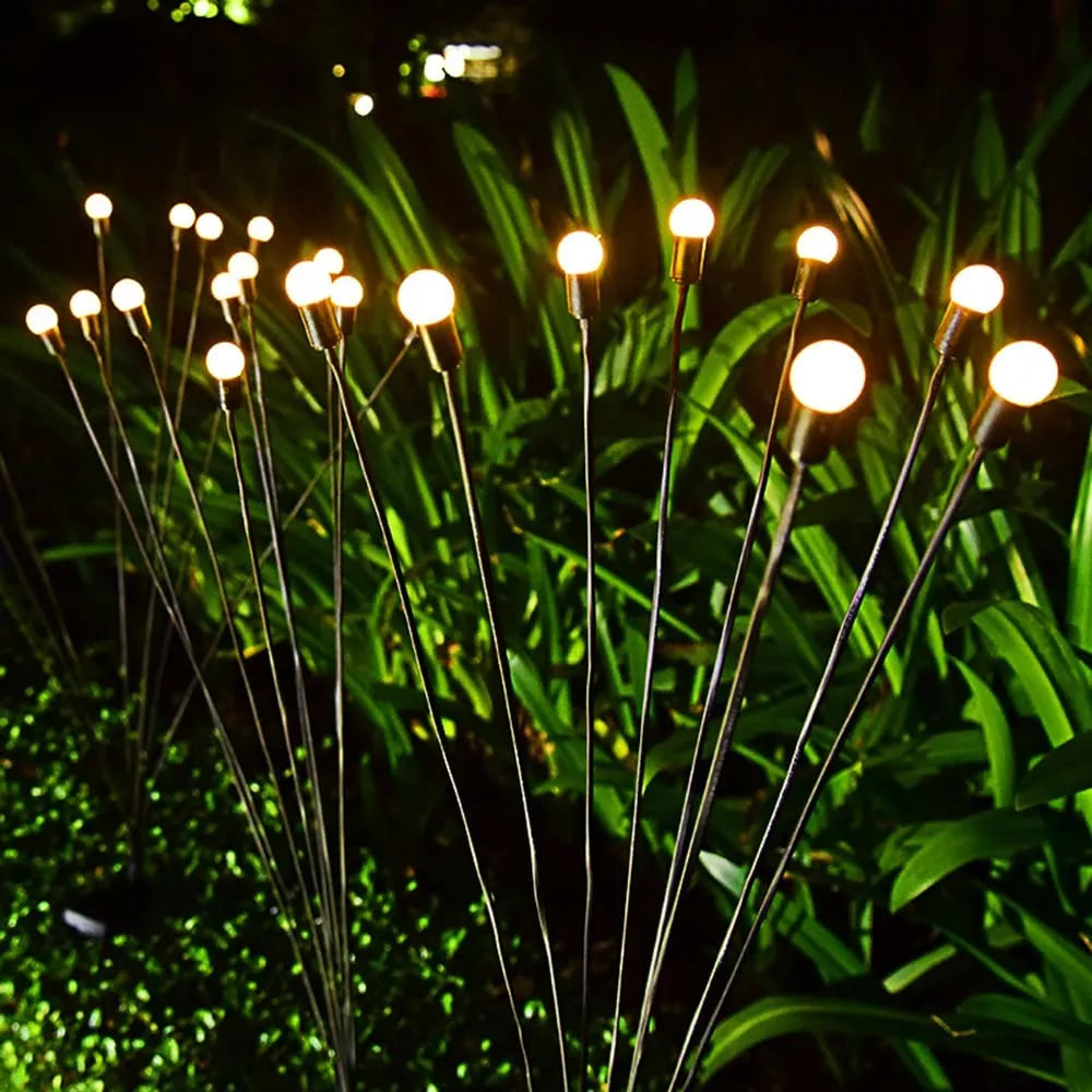 Solar Powered Firefly Garden Lights