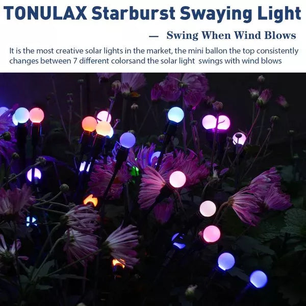 Solar Powered Firefly Garden Lights