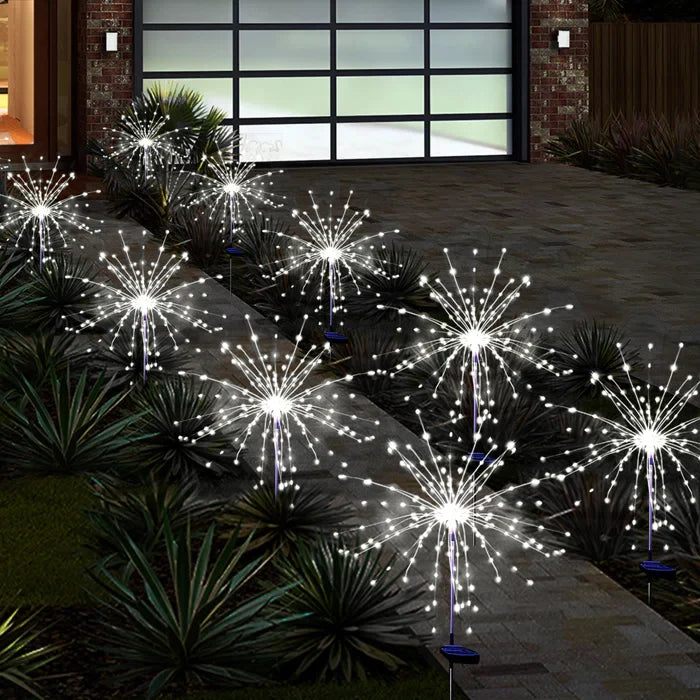 Waterproof Solar Garden Fireworks Lamp