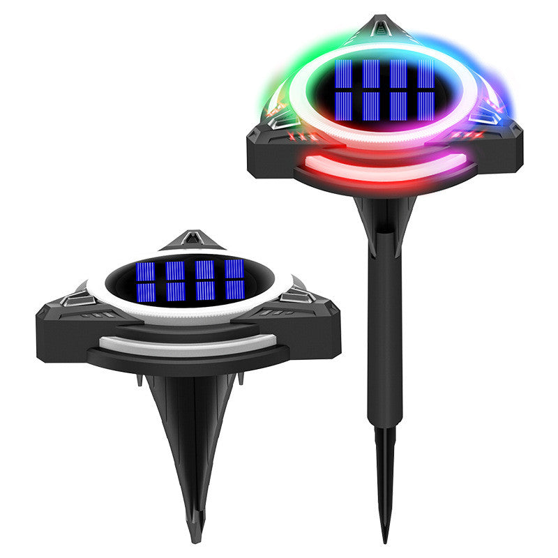 Solar-Powered LED Ground Light