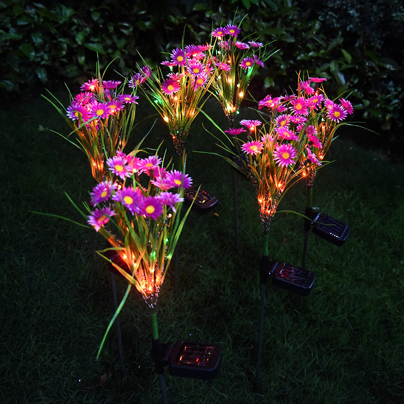 Solar Powered  Daisy Flower Light