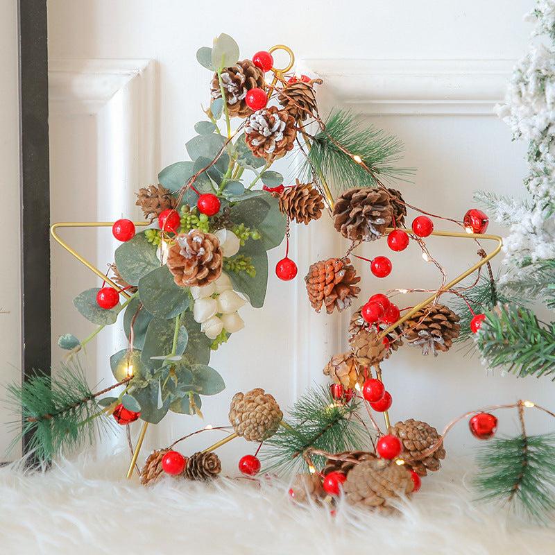 Pine Cone LED String Lights For Christmas