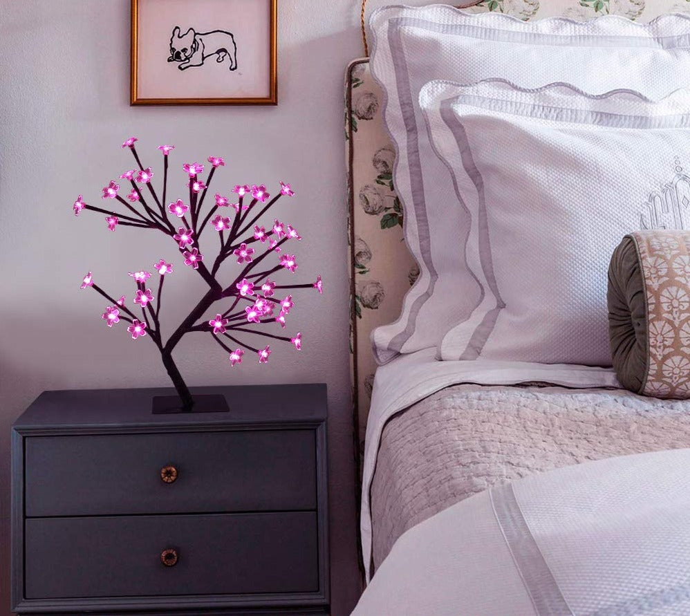 LED Tabletop Cherry Blossom Tree Light