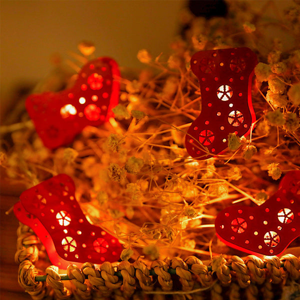 Red Stocking String Lights