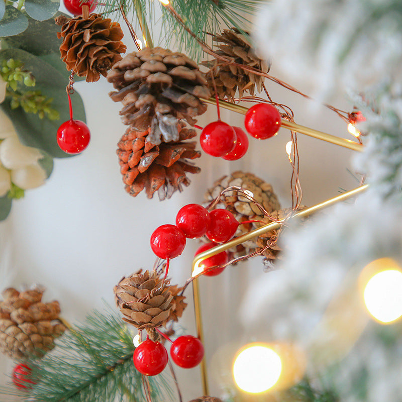 Pine Cone LED String Lights For Christmas