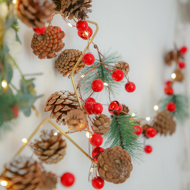 Pine Cone LED String Lights For Christmas