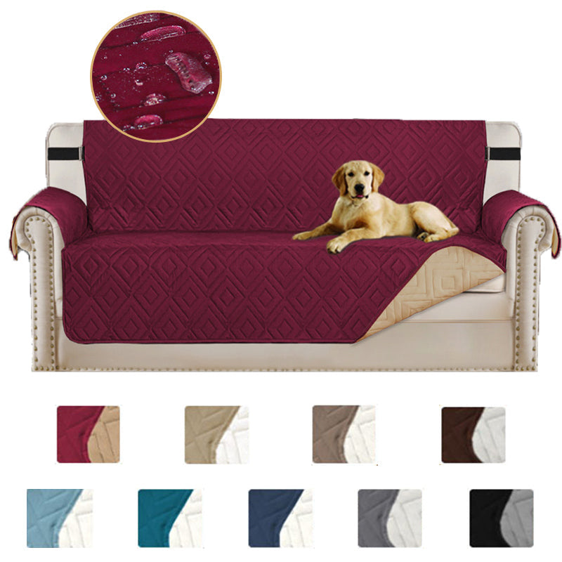 Water Resistant Reversible Pet Couch Cover, Furniture Protector