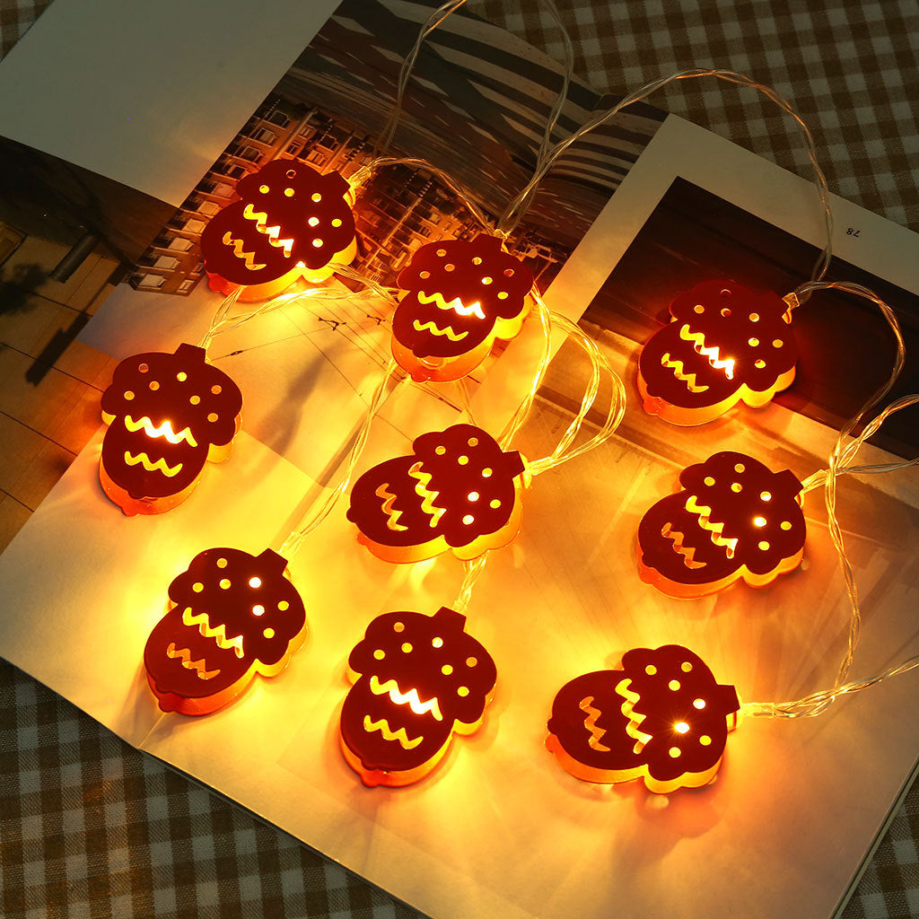 Metal Pine Cone String Lights