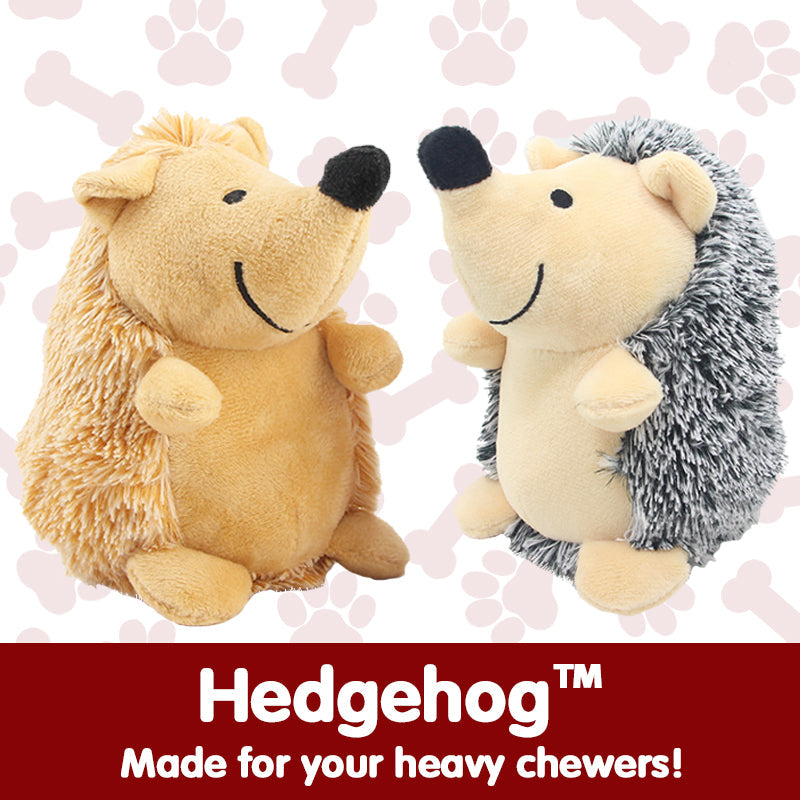 Hedgehog- Immortal Squeaker Plush Toy For Aggressive Chewers