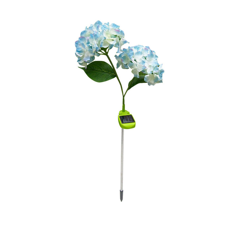 Solar-Powered Hydrangea Stake Light