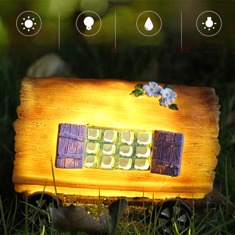 Led Resin Decorative Solar Light