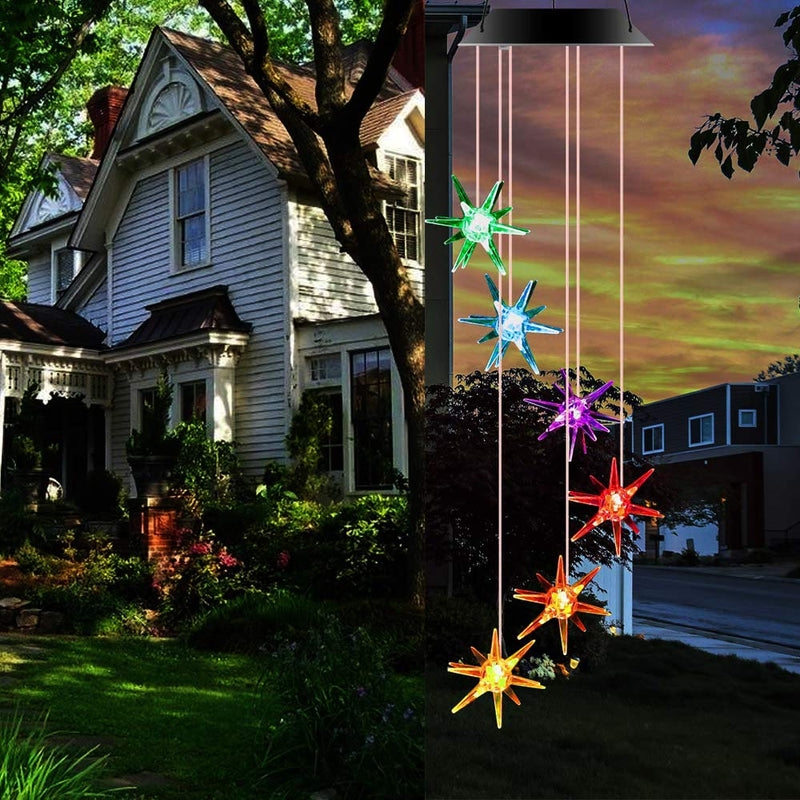 Solar Sea Urchin Wind Chime Light