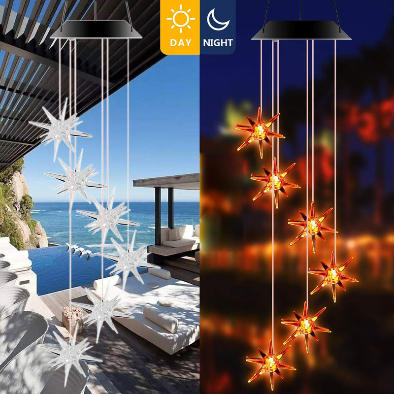 Solar Sea Urchin Wind Chime Light