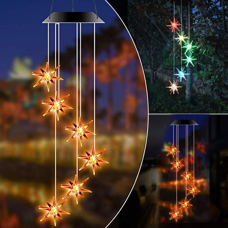 Solar Sea Urchin Wind Chime Light