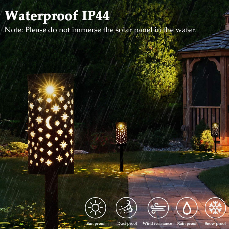 Solar Powered Star Moon Garden Light