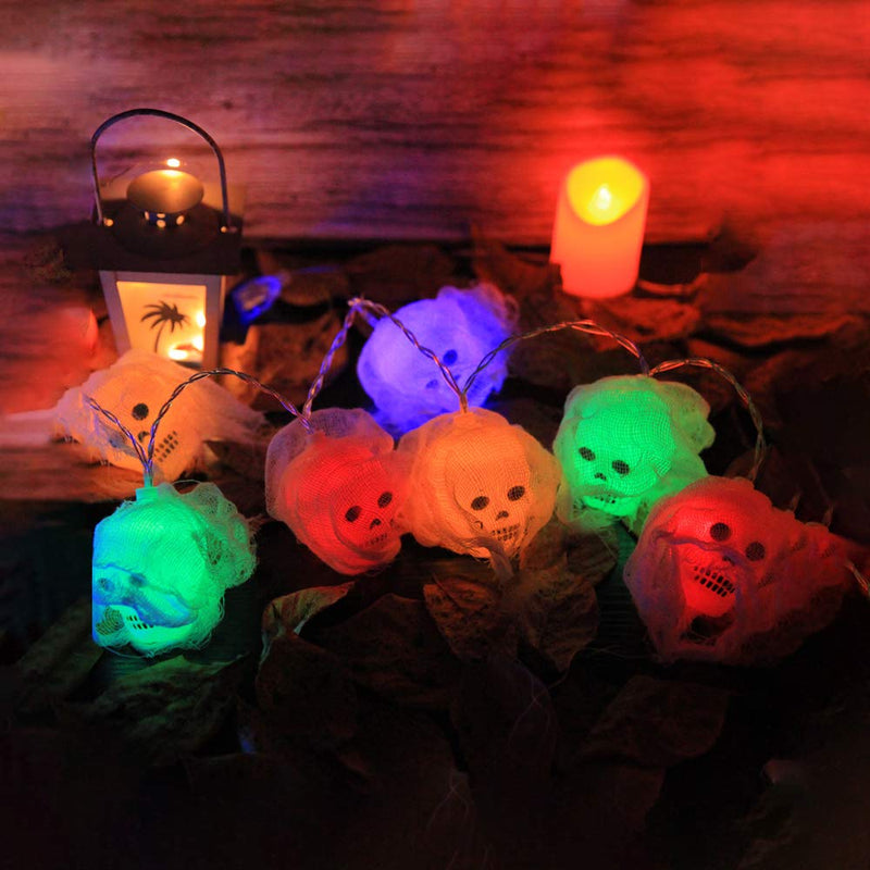 Halloween Spooky Skull Lights