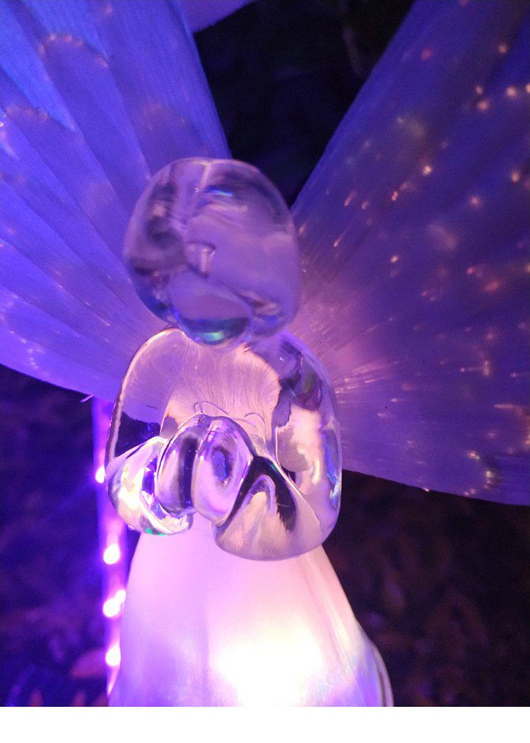 Solar-Powered LED Angel Light