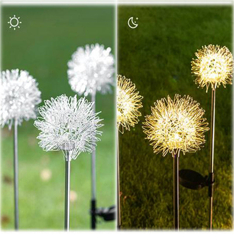 2 Pack Solar Dandelion Garden Lights