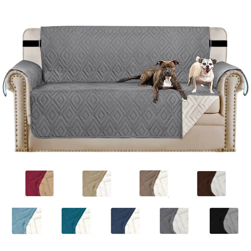 Water Resistant Reversible Pet Couch Cover, Furniture Protector