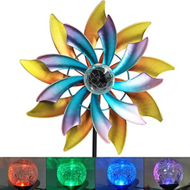 Colorful Sola Wind Spinner